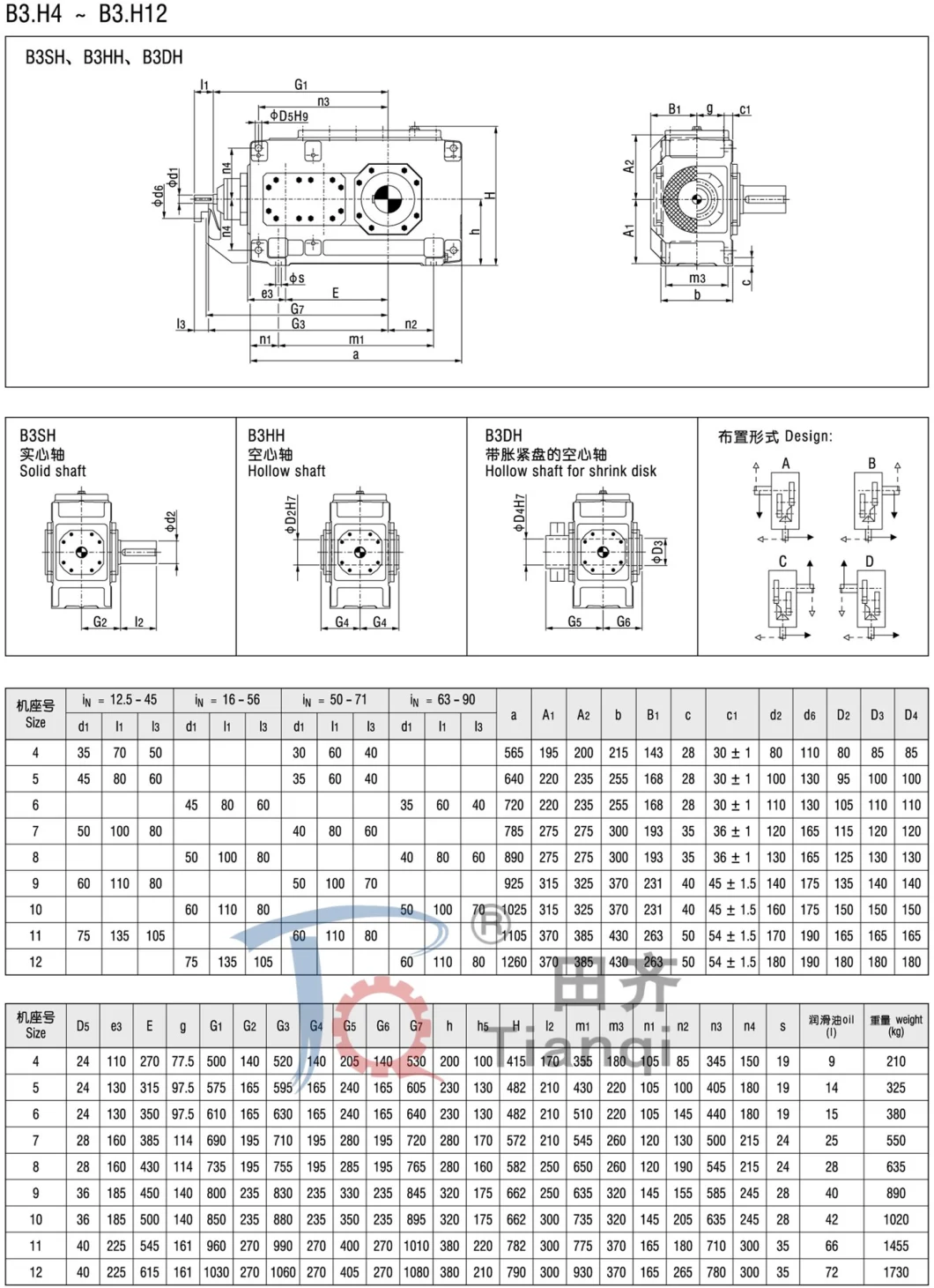 PV Series Crane Industry Transmission B Models Large and Medium Sized Industrial Cooling Tower Gear Boxes