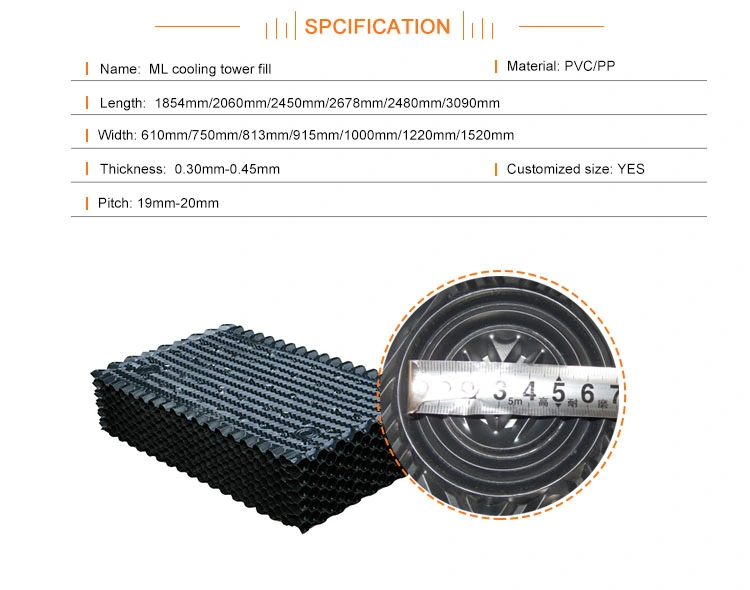 Marley Cooling Tower Packing Use PVC Material Fill